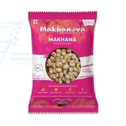 Himalayan Salt & Pepper Makhana 10 G Pack Of 20