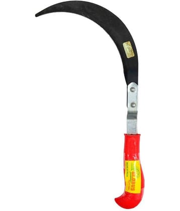 GLOBUS 906 Steel DATRI Sickle/Garden KHURPI(Single Edge DATRI 8 INCH)