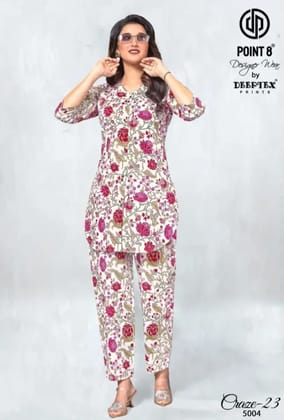 Craze 23 Vol 5 Deeptex Prints Co Ord Set