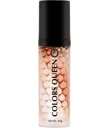 Colors Queen 3 in 1 Facial Primer Lightweight & Long Lasting 40g, Orange (Shade - 01)