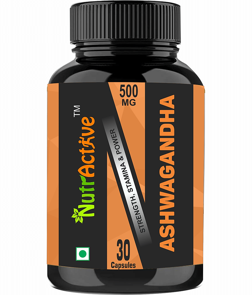 NutrActive Ashwagandha Capsules (500mg) 30 no.s