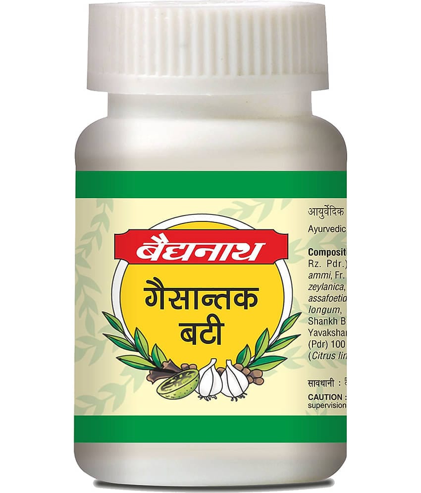 Baidyanath Gaisantak Bati to neutralizes acid levels Relief common digestive problem 100gm (Pack of 1)