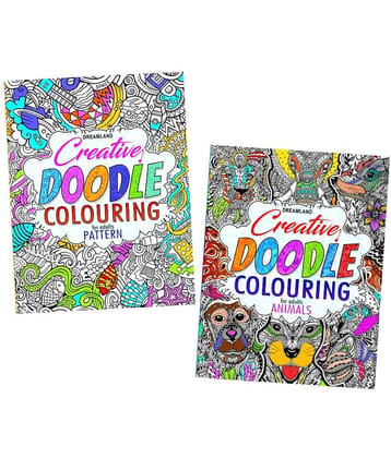 Creative Doodle Colouring Books - (2 Titles) - Drawing, Painting & Colouring
