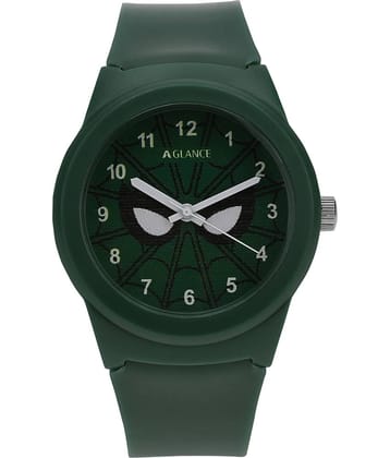 Aglance - Green Silicon Analog Men's Watch