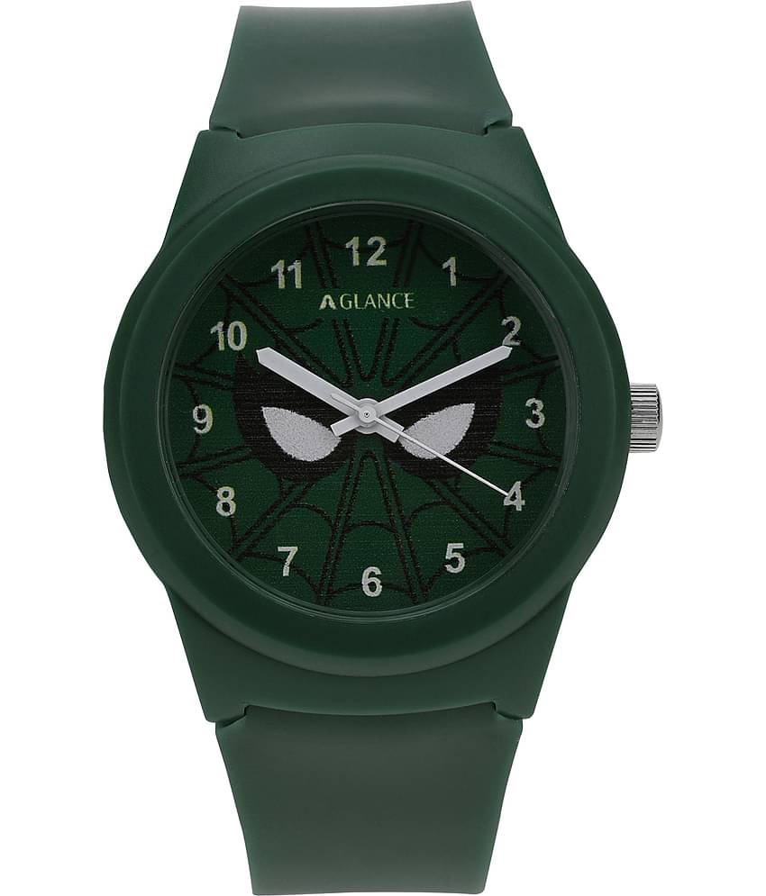 Aglance - Green Silicon Analog Men's Watch