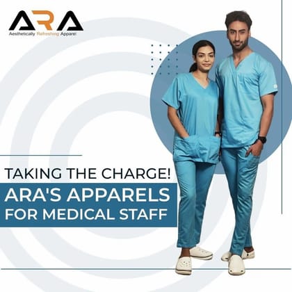 Multicolor Poly cotton Medical Scrub - Hospital Garments