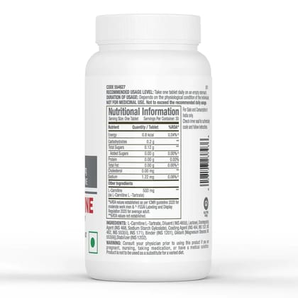 L-Carnitine Tablets 500mg