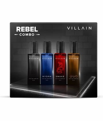 VILLAIN - Villain Rebel Combo 4 20ml Perfumes Eau De Parfum (EDP) For Men 4 ( Pack of 4 )