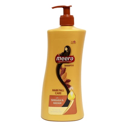 Meera Hairfall Care Shampoo, Goodness Of Badam & Shikakai, For Strong & Healthy Hair, For Men And Women, 650Ml
