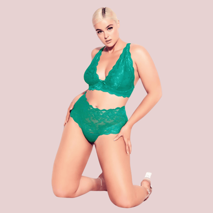 Regal Charm Plus Size Bralette Set - 2 Pack
