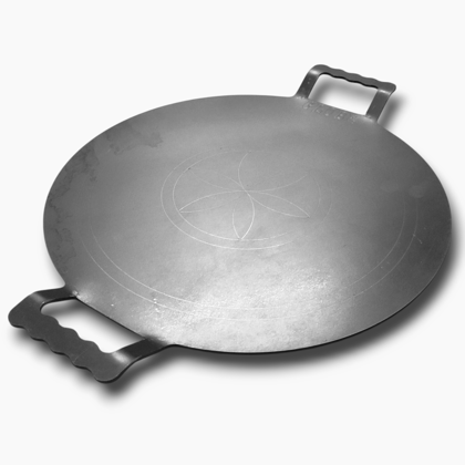 NAAYAGI - 4 MM THICK, 2.3 KG, pure IRON TAWA, IRON DOSA TAWA, ROTI TAWA - 12 INCH  APPROX, FLAT MODEL