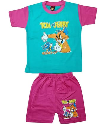 Baby Boys  Casual T-shirt Shorts  (Green)