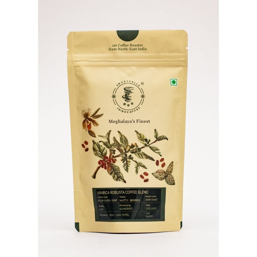 DARK ROASTED COFFEE GROUNDS - 100 gm - 100 gm