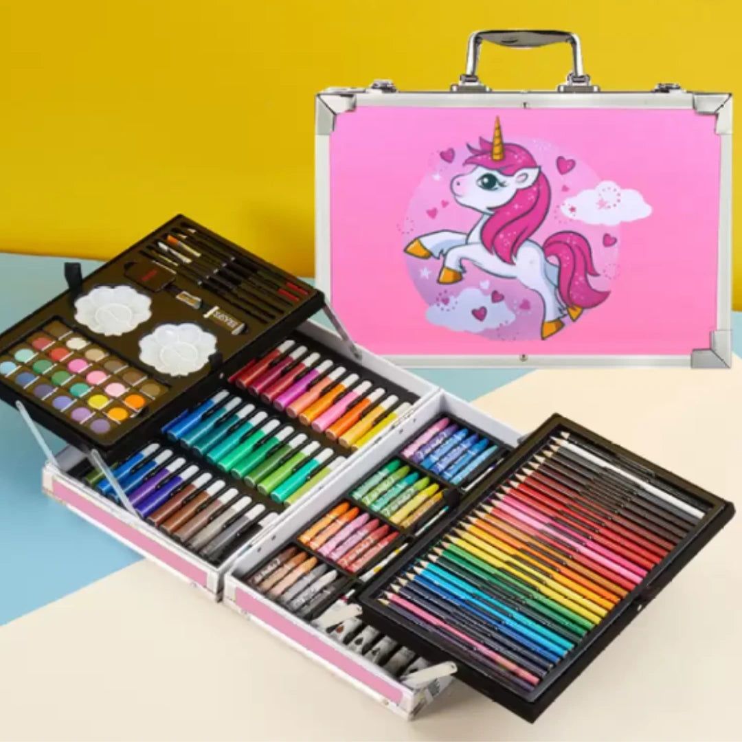Drawing Kit Pen Artist 145 Pcs Color Set-Unicorn / Buy 1 Get at 1699