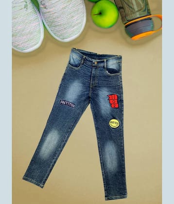 Me N My CLOSET Pack of 1 Boys 100% Cotton Jeans ( Blue )