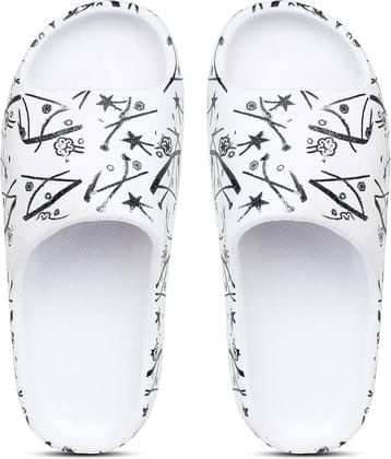 Pampy Angel - White Men's Slide Flip flop