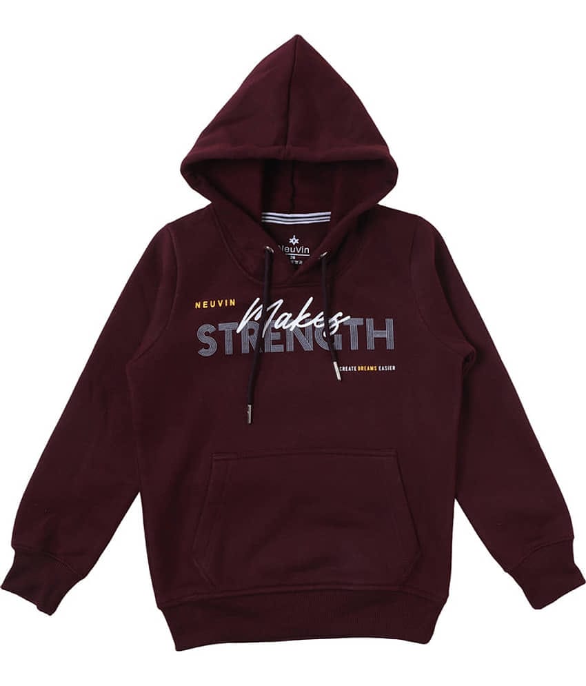 NEUVIN Pack of 1 Boys Fleece Sweater ( Brown )