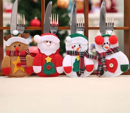 Christmas Cutlery Covers (Pack of 4) Christmas Cutlery Covers (Pack of 4)