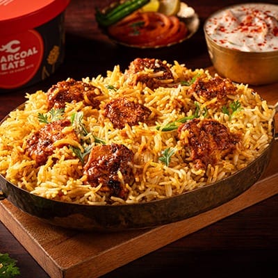 Dum Spicy Paneer Biryani (Serves 1)