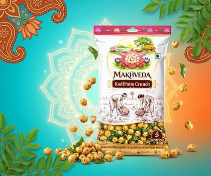 MAKHVEDA - Roasted Kadi Patta Fried Makhana| Desi Ghee Roasted | Premium Jumbo Phool Makhana | Healthy Snack | Fox Nuts | Lotus Seeds | Desi Superfood | Upwas Special | Vrat Makhana MAKHVEDA - Roasted Kadi Patta Fried Makhana| Desi Ghee Roasted | Premium Jumbo Phool Makhana | Healthy Snack | Fox Nuts | Lotus Seeds | Desi Superfood | Upwas Special | Vrat Makhana