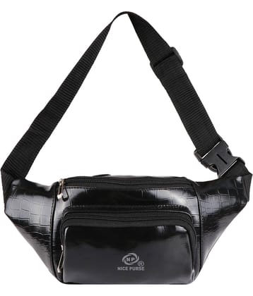 Nice Purse 8 Ltrs Black Sling Bag for Unisex