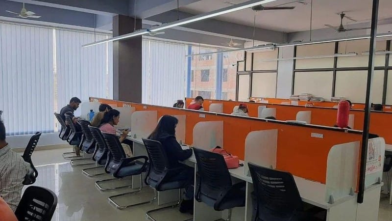 Particle Board 1 Seater Aluminum Modular Workstation, For Office