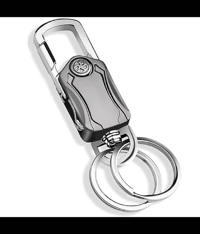 RAMDEV ENTERPRISE Silver Men's Utility Keychain ( Pack of 1 )