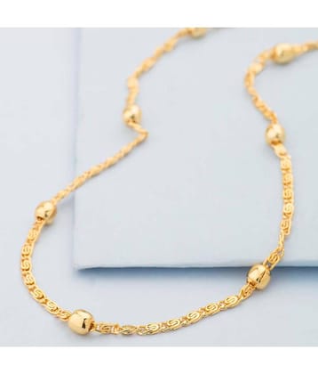 FASHION FRILL - Gold Plated Chain ( Pack of 1 )