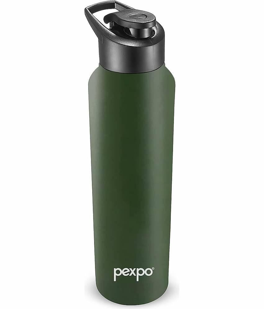 Pexpo Sports and Hiking Stainless Steel Chromo Pink Fridge Water Bottle 750ml mL ( Set of 1 )