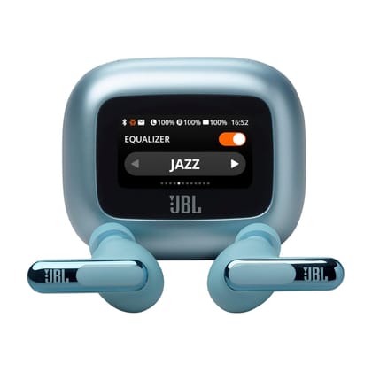 JBL Live Beam 3 TWS, Hi-Res Audio True ANC Earbuds- White