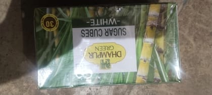 Dhampur green sugar cubes white Dhampur green sugar cubes white