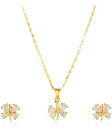Darshini Designs Butterfly Shape Pendant Set For Women And Girls