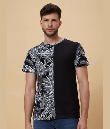 Globus - Black Cotton Regular Fit Men's T-Shirt ( Pack of 1 )