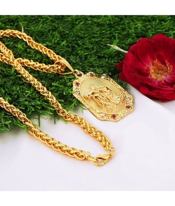 Thrillz Gold Plated Brass Chain ( Pack of 2 )