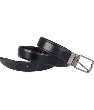 Keviv - Black Leather Men's Casual Belt ( Pack of 1 )