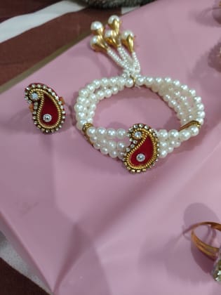 Elegant Hand Harness Bracelet with Ring