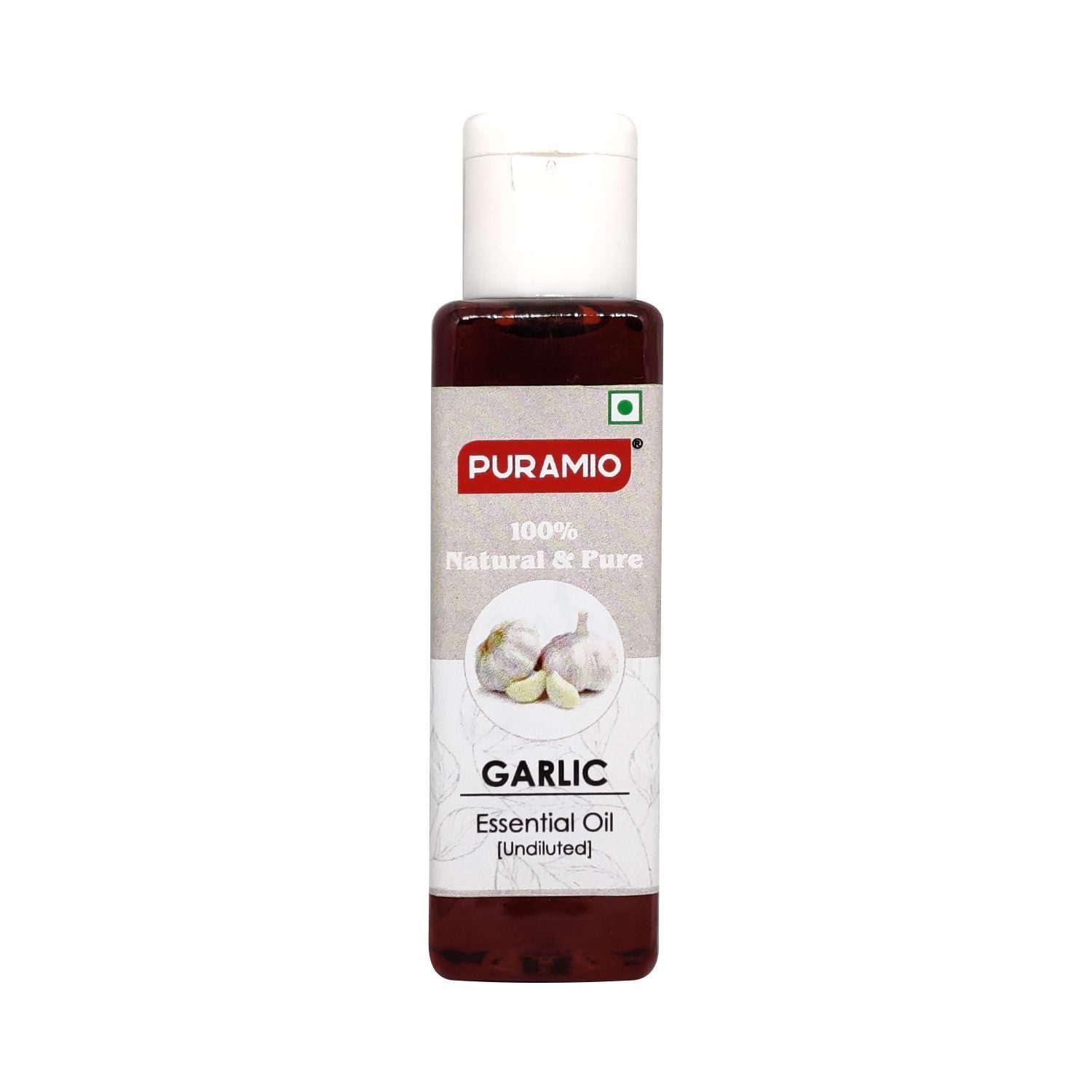 Puramio Garlic Essential Oil (Undiluted) 100% Natural & Pure, Helps Reduce Dandruff, Acne & Wrinkles, 30 ml
