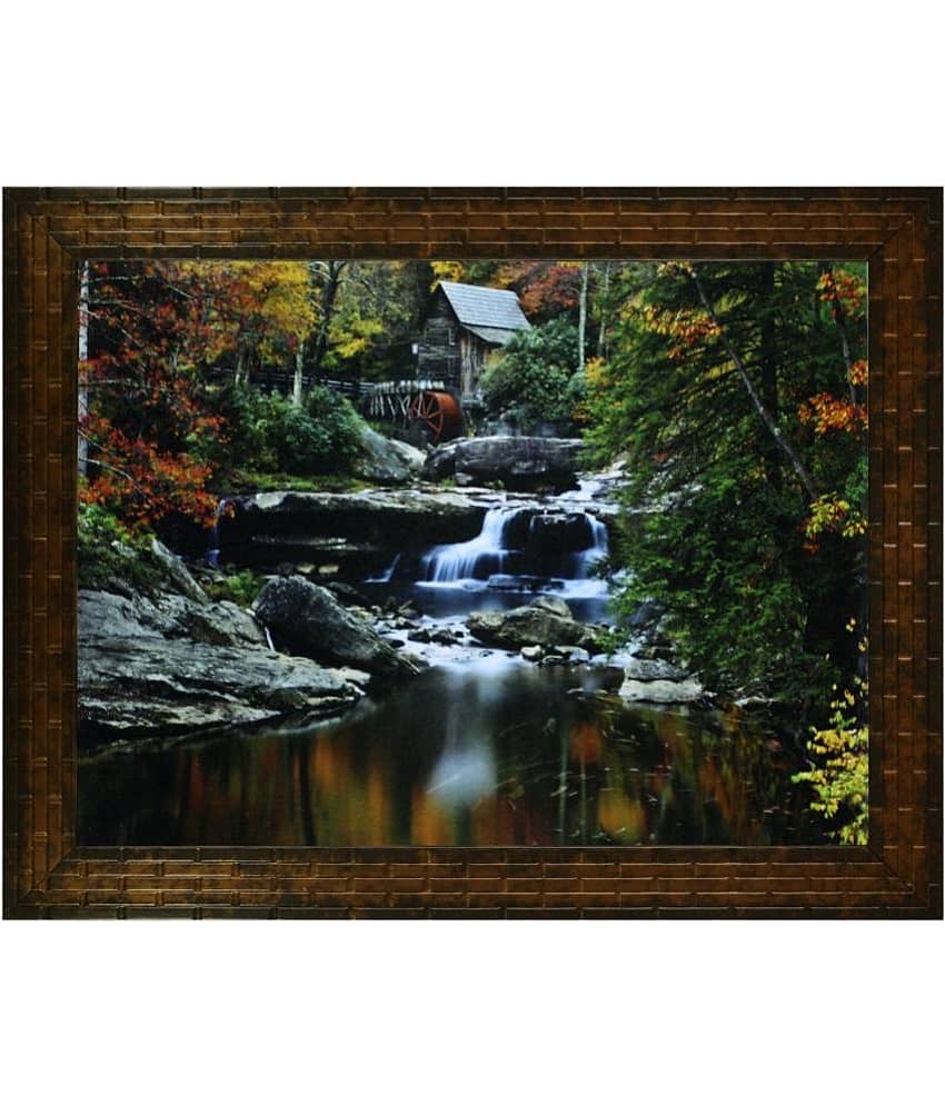 Indianara - Landscape Painting With Frame