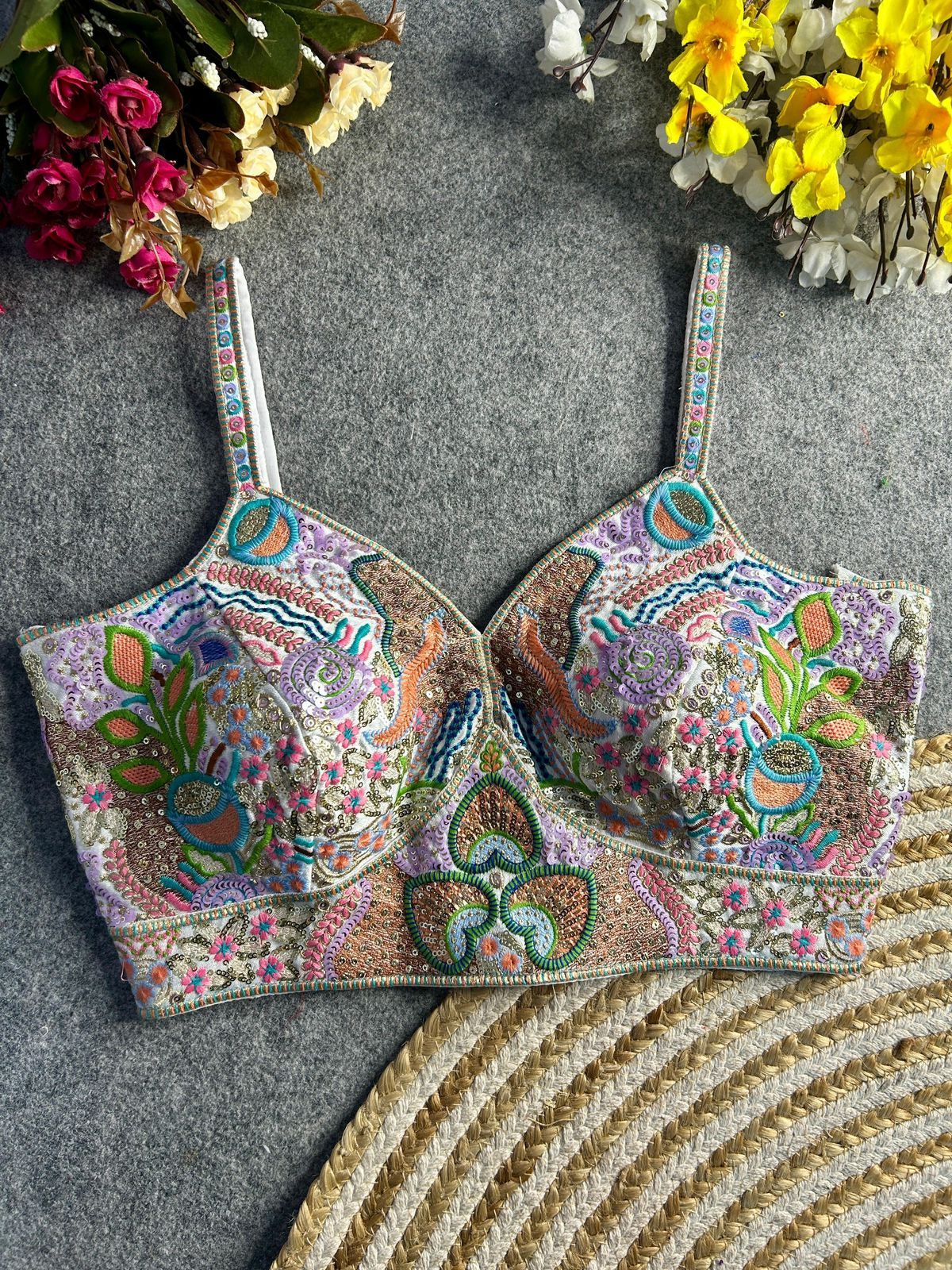 New Beautiful Spaghetti Blouse