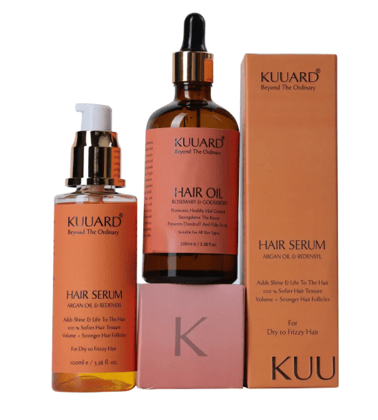 Kuuard Hair Oil And Hair Serum Shine Combo100ml+100ml