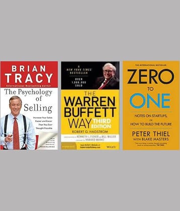 The Psychology Of Selling + The Warren Buffett Way + Zero To One