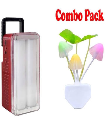 Stylopunk 5W Emergency Light ST53 Free Night lamp Multi - Pack of 2
