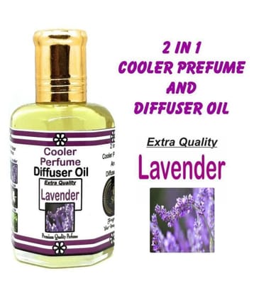 INDRA SUGANDH BHANDAR - Lavender Aroma Pure, Natural and Undiluted With Free Dropper 25ml Pack Multipurpose Cooler Perfume Diffuser Oil 25ml