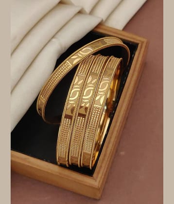 Shivay Fashion Gold Bangle ( Pack of 1 )