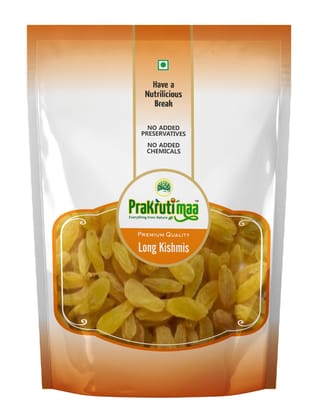 Prakrutimaa Golden Raisins (250g) | Long & Juicy Prakrutimaa Golden Raisins (250g) | Long & Juicy