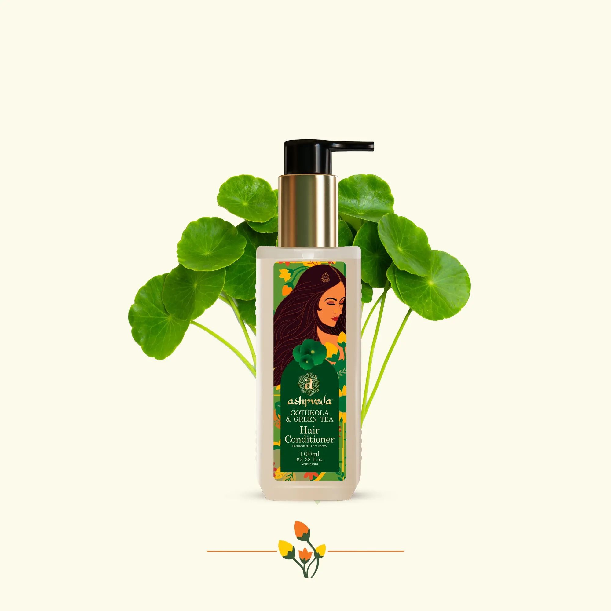 ashpveda Green Tea & Gotukola Hair Conditioner