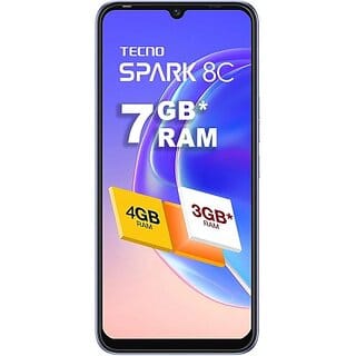 Tecno Spark 8C (Iris Purple, 64 GB) (4 GB RAM)