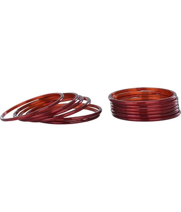 AFST Maroon Bangle Set ( Pack of 12 )