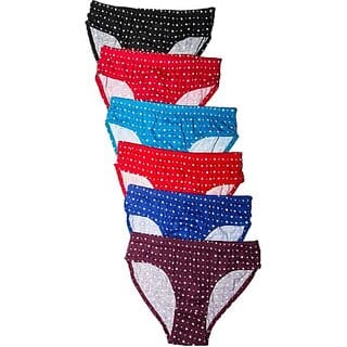 Supermood Pack Of 6 Women Hipster Multicolor Panty