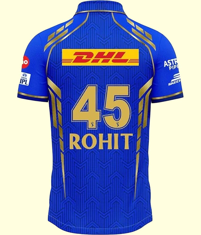 JOVO Blue Polyester Regular Fit Men's Jersey ( Pack of 1 )